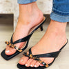 Corky's Dainty Kitten Heels - Black Leopard