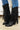 Cattle Fringe Western Boots - Black