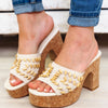 Marina Platforma Sandals - Ivory