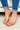 Furrow Square Toe Kitten Heels - Natural