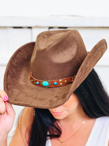 Western Braided Cowgirl Hat - 3 Colors!