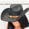 Western Braided Cowgirl Hat - 3 Colors!