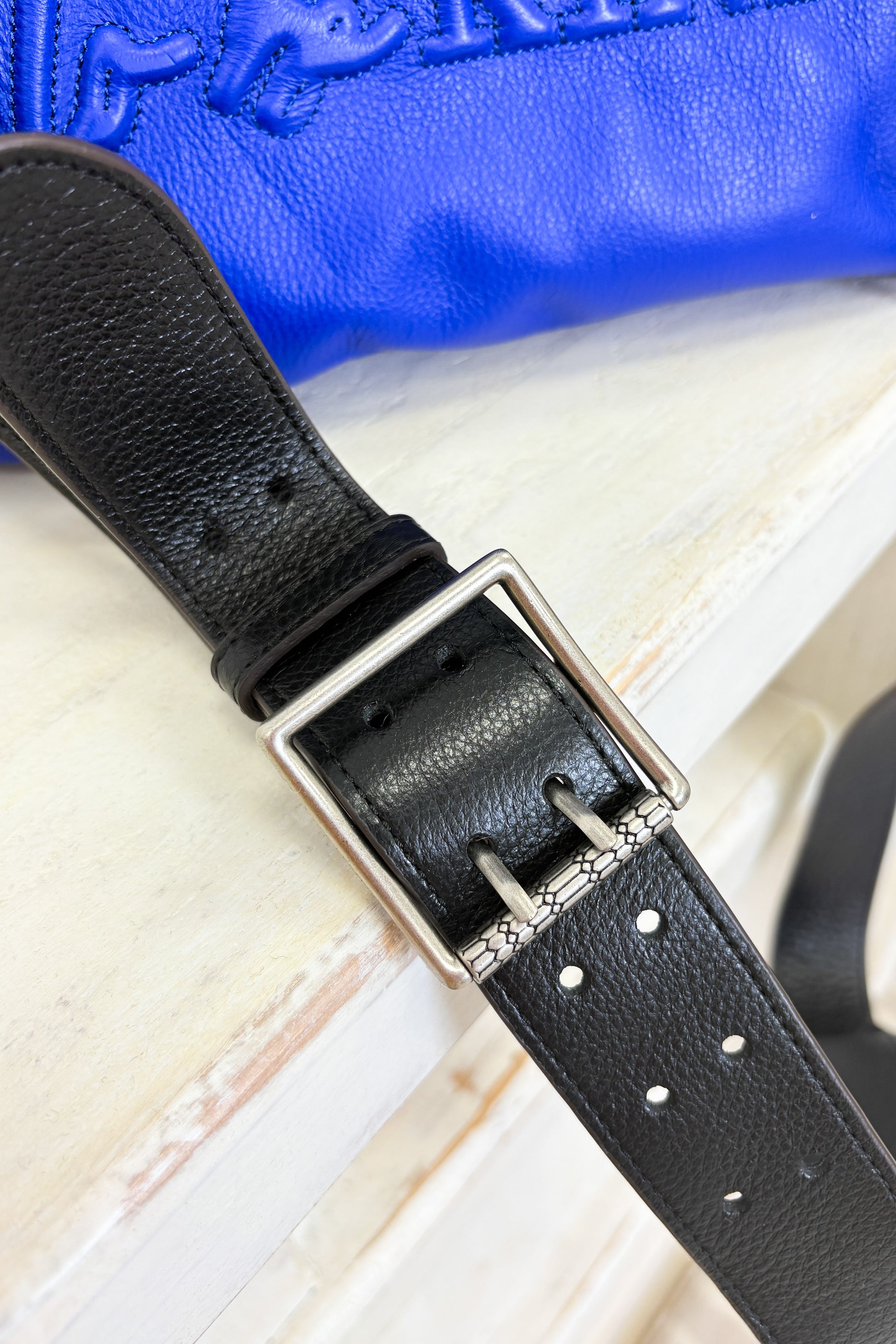 Fairest Of Them All Triple Entry Satchel - Cobalt