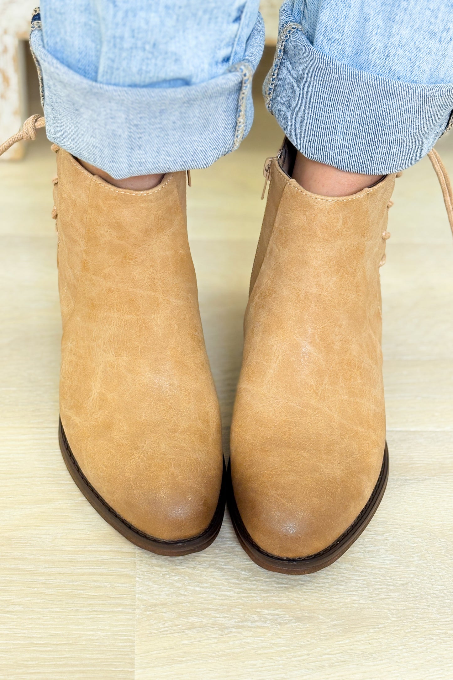 Gossip Girl Boots - Taupe
