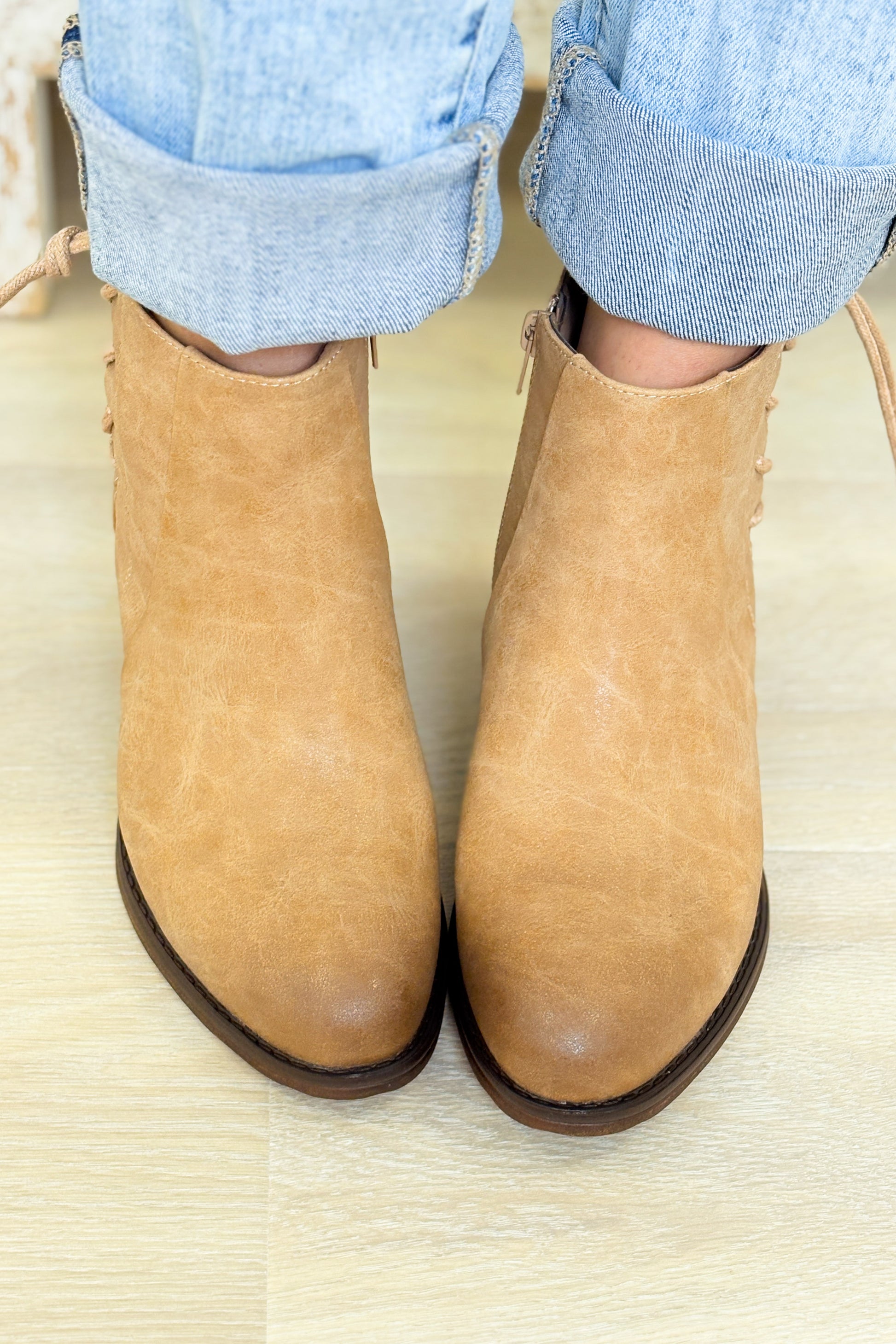 Gossip Girl Boots - Taupe
