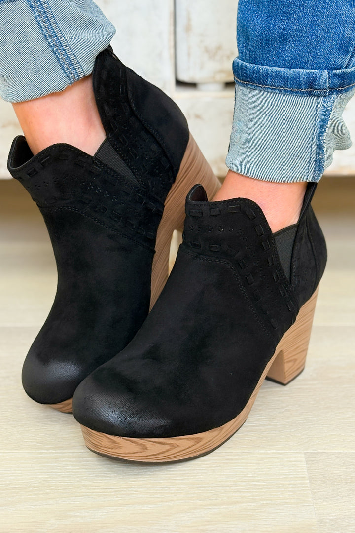 Pam Heeled Booties - Black