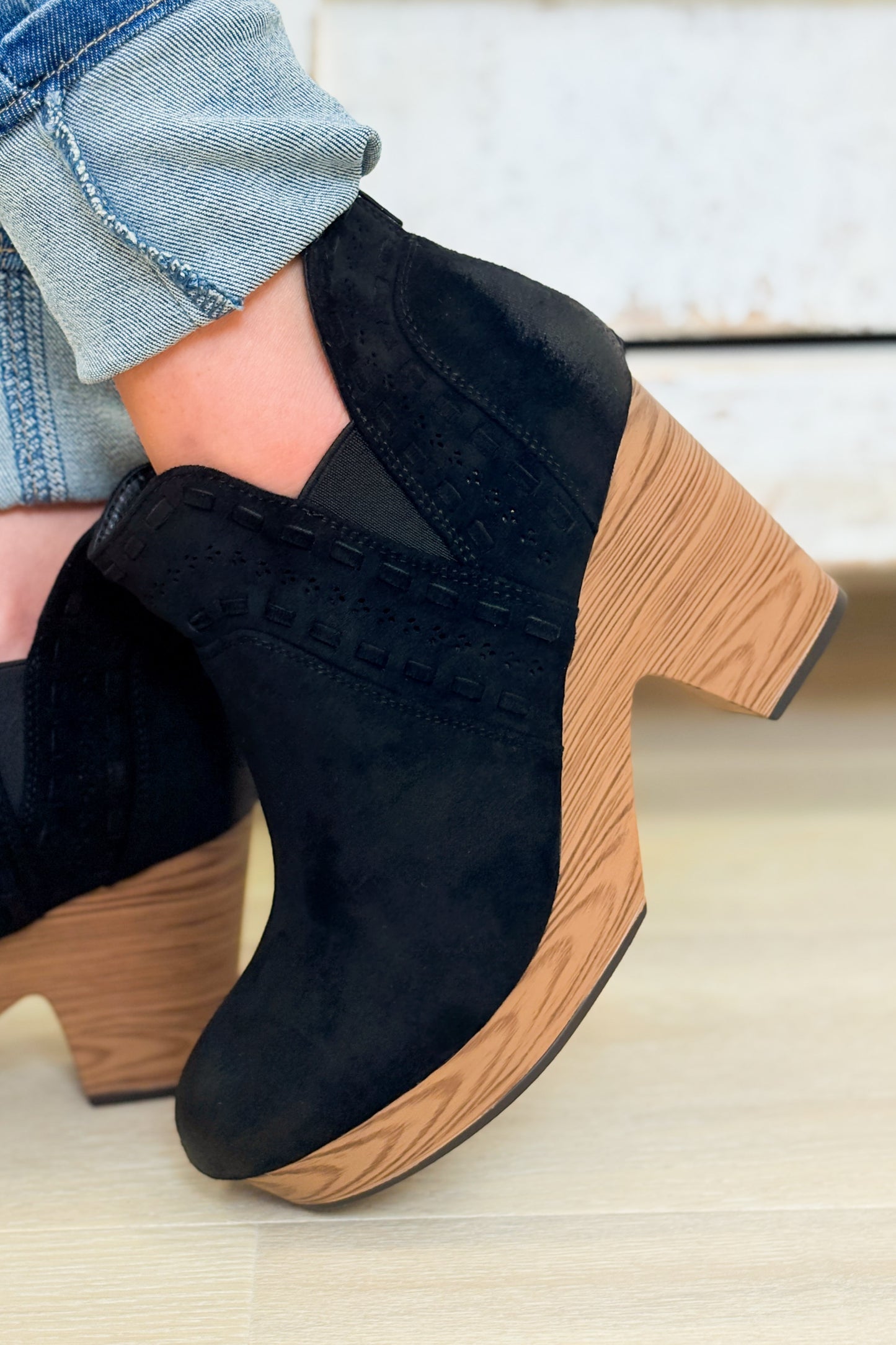 Pam Heeled Booties - Black