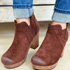 Pam Heeled Booties - Brown