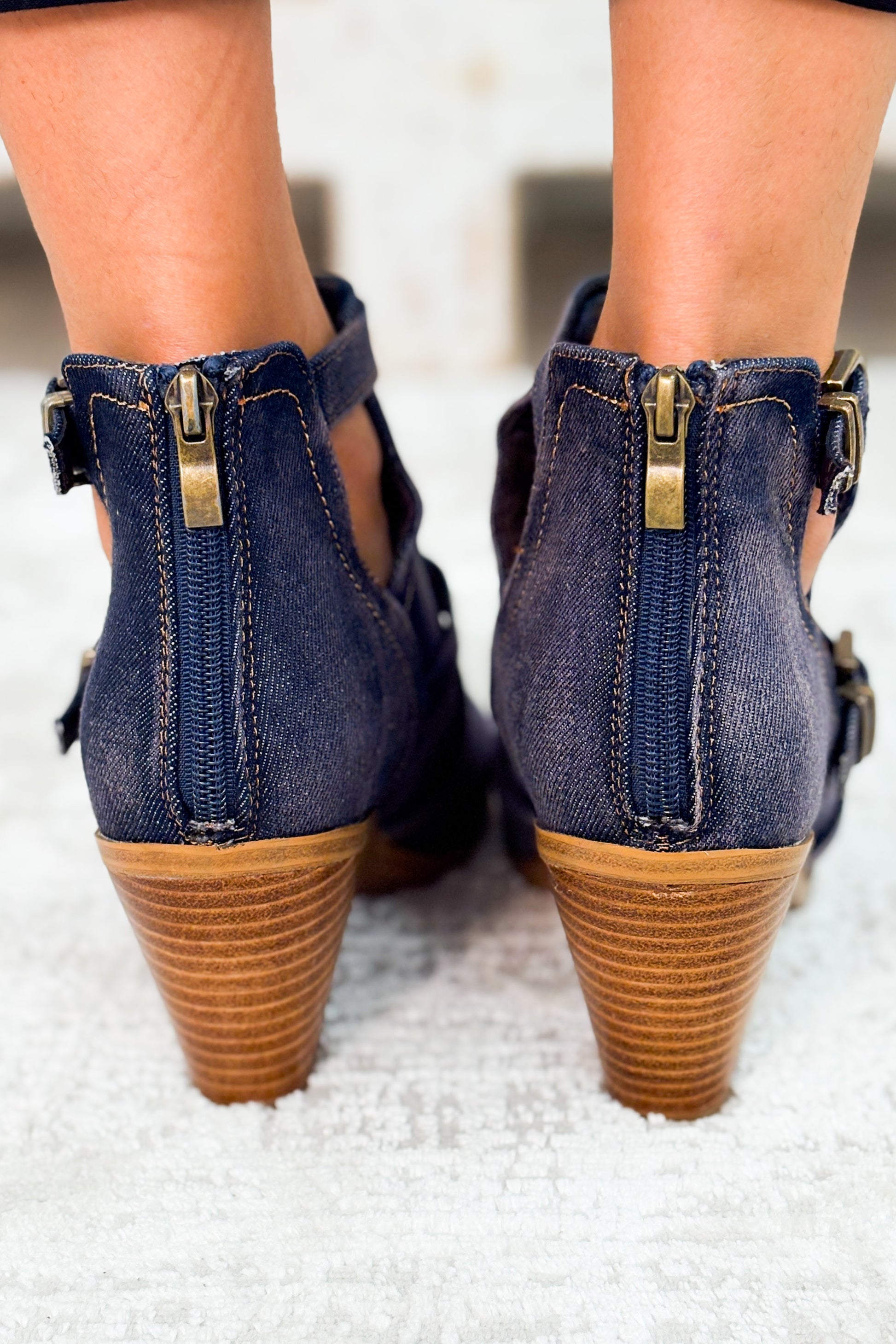 Corky's Girls Night Boots - Washed Blue Denim