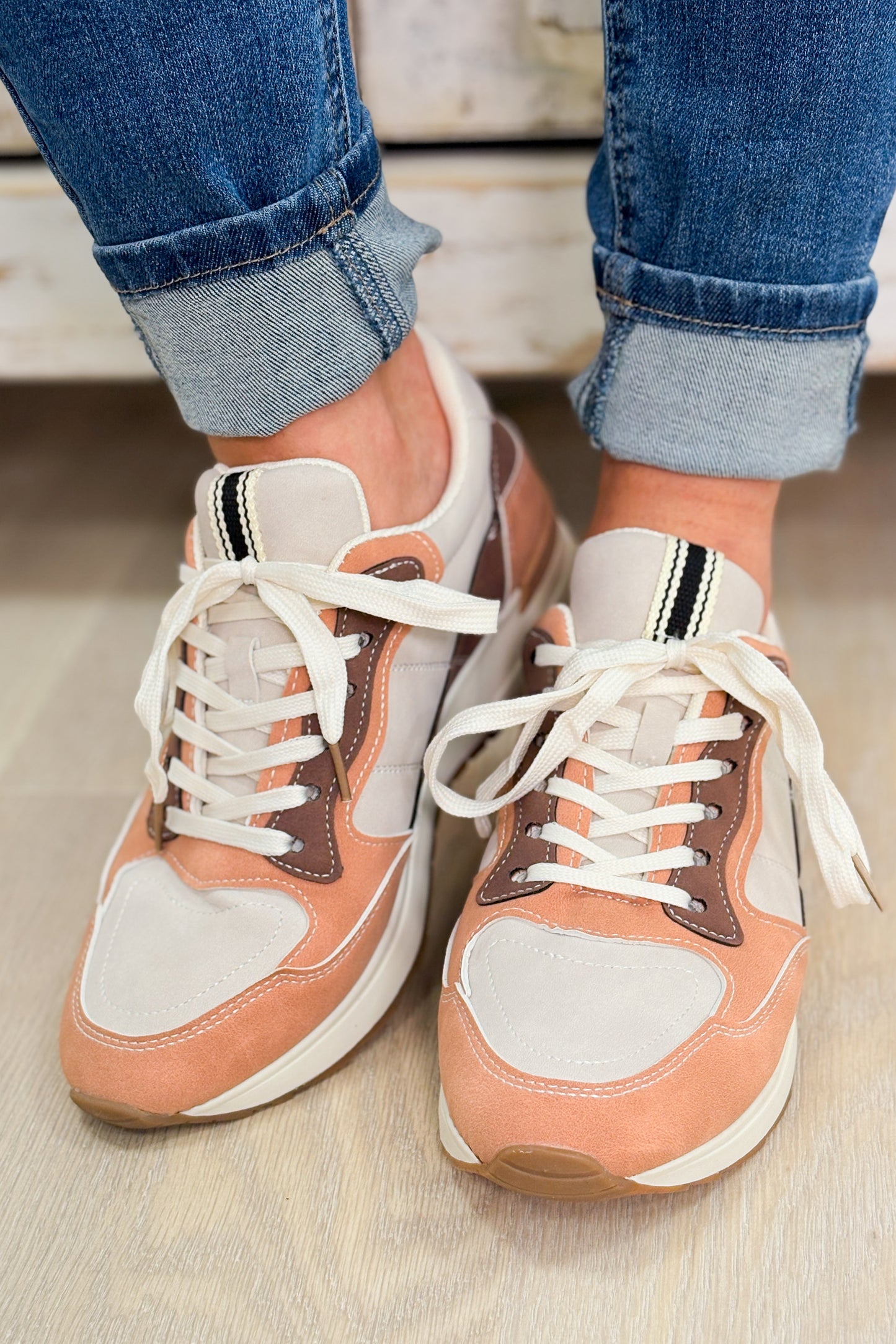 Tag Sneakers - Dusty Rose