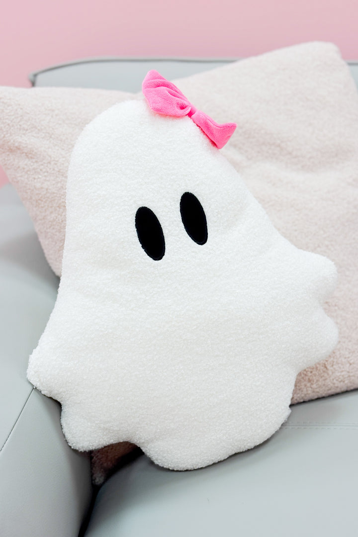 Gigi The Ghost Pillow - White