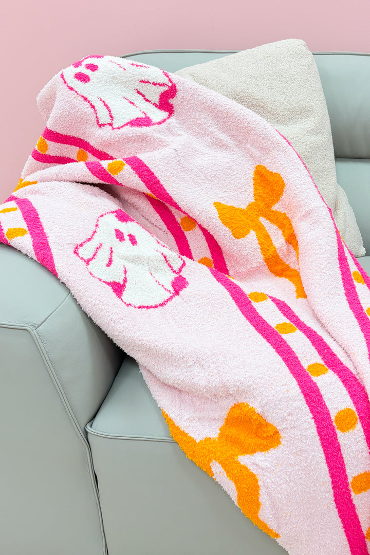 Gigi The Ghost Blanket - Pink