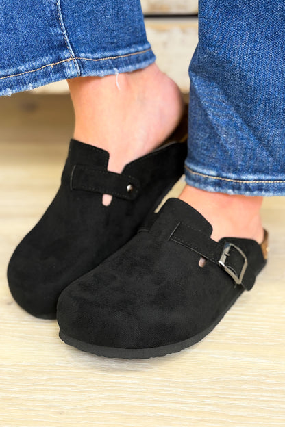 Bria Mule Shoes - Black
