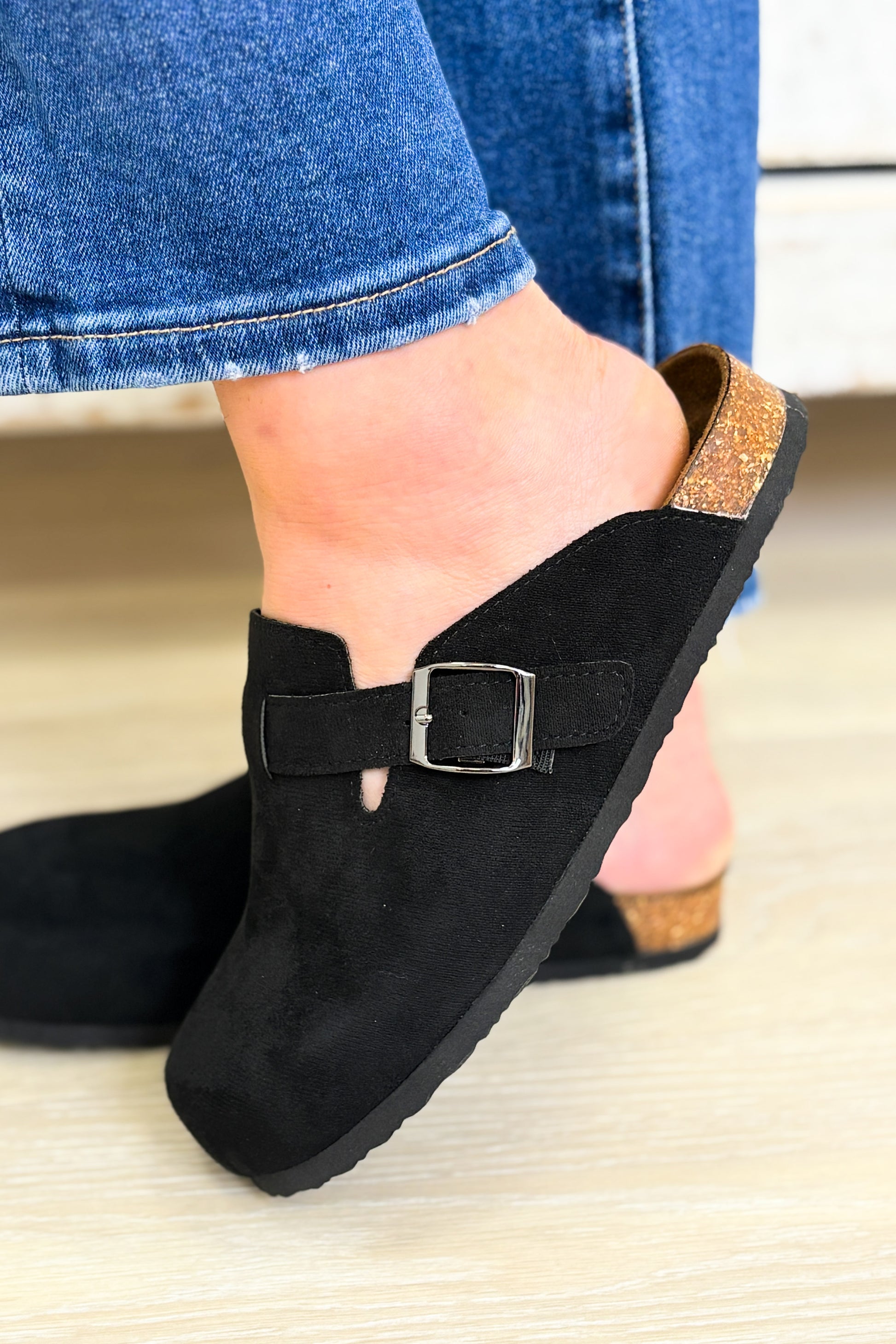 Bria Mule Shoes - Black
