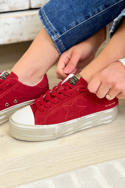 Vintage Havana Amaze Sneakers - Red Suede