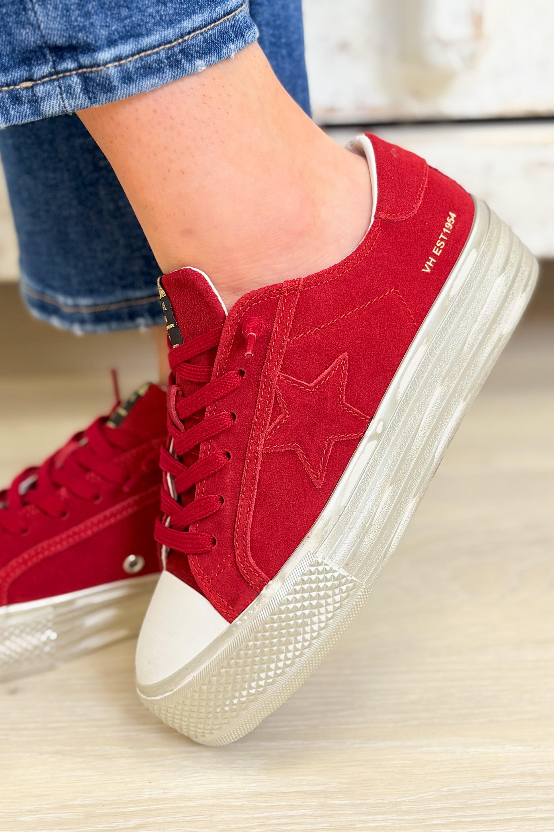 Vintage Havana Amaze Sneakers - Red Suede