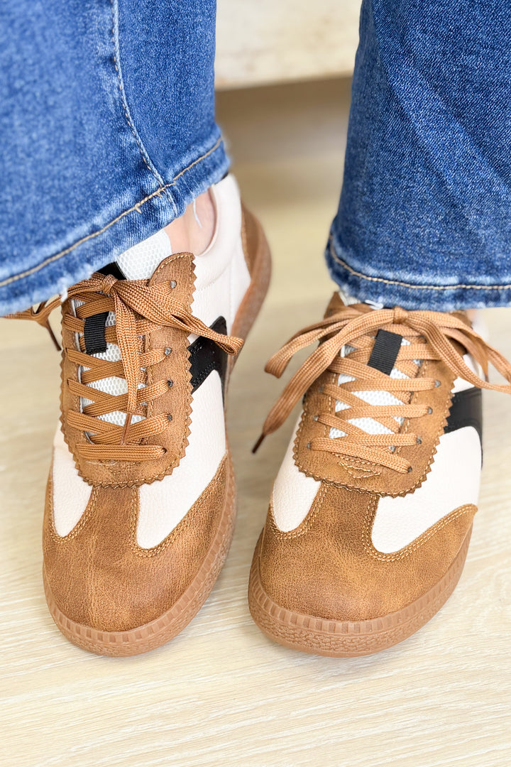 Corky's Spoiler Alert Sneakers - Tan Combo