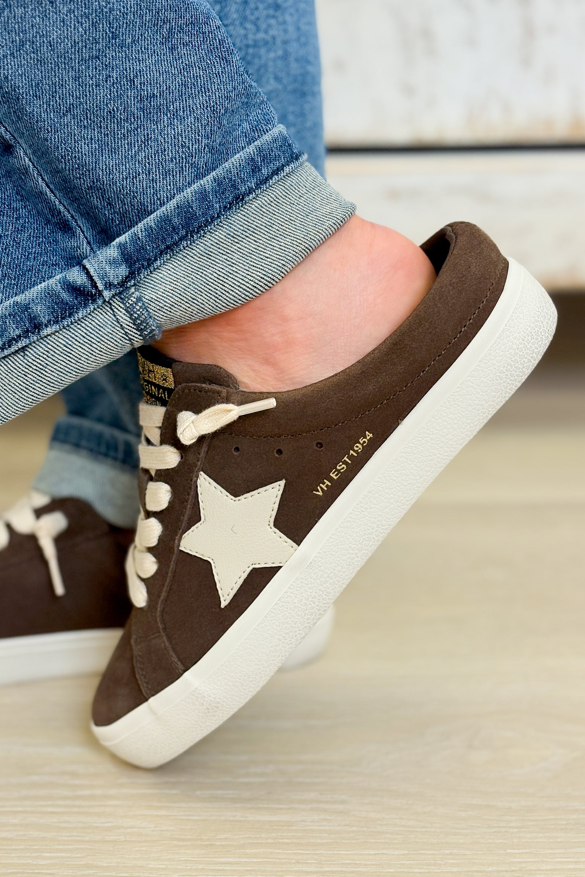 Vintage Havana Large Sneakers - Chocolate