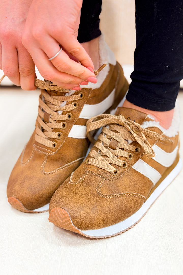 Corky's Jet Leg Sneakers - Washed Cognac