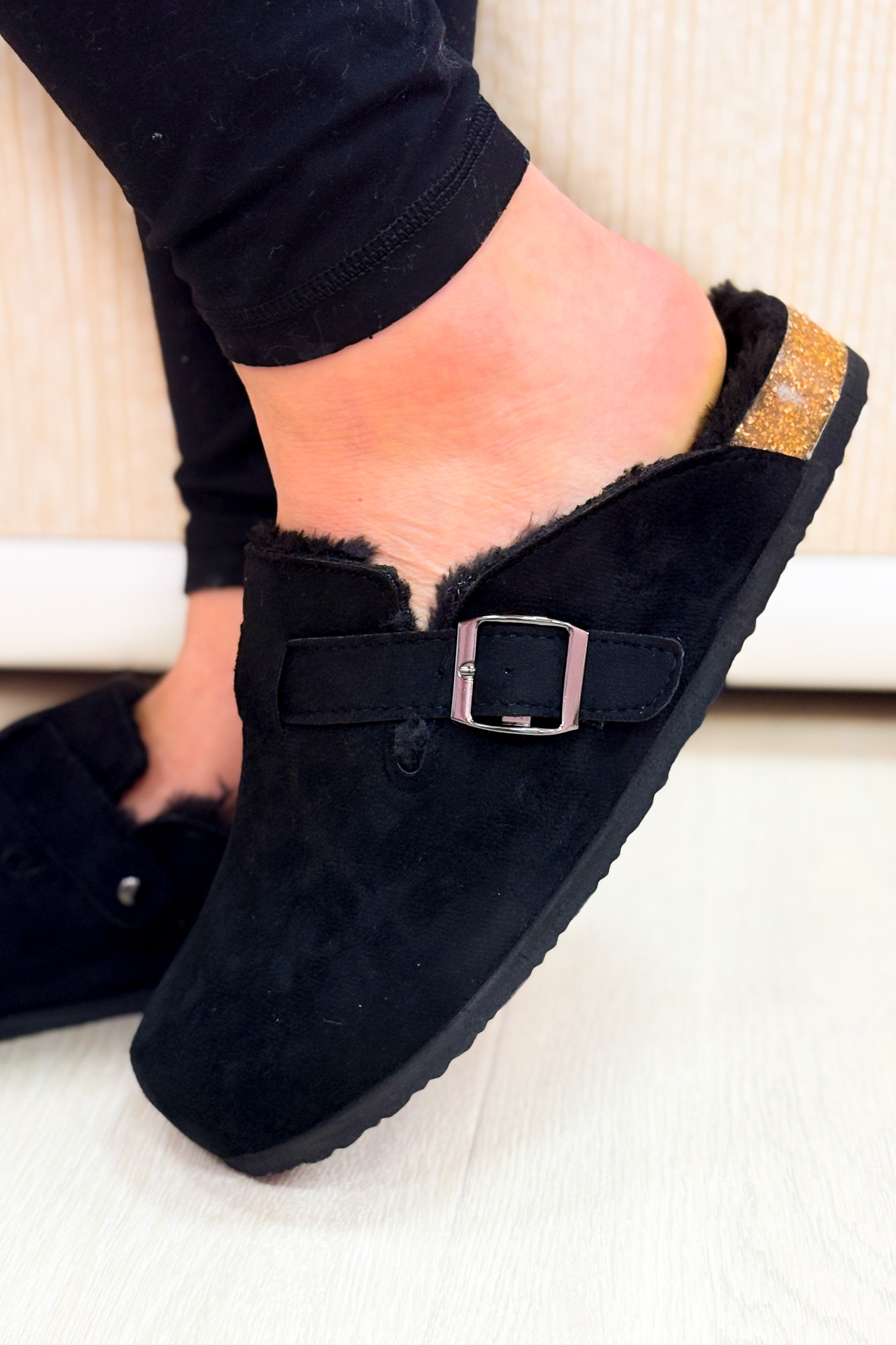 Bria Mule Shoes - Black
