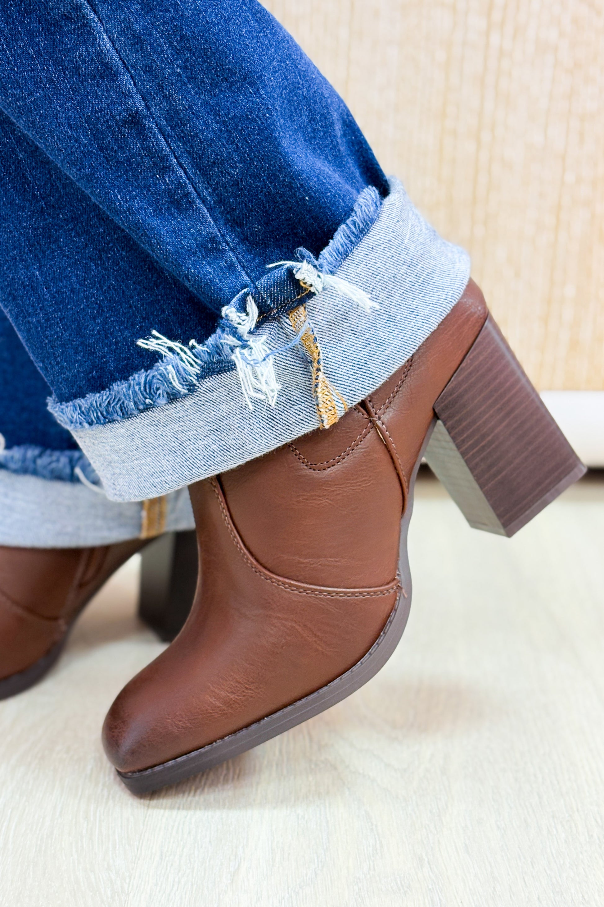 Cammy Ankle Booties - Whiskey