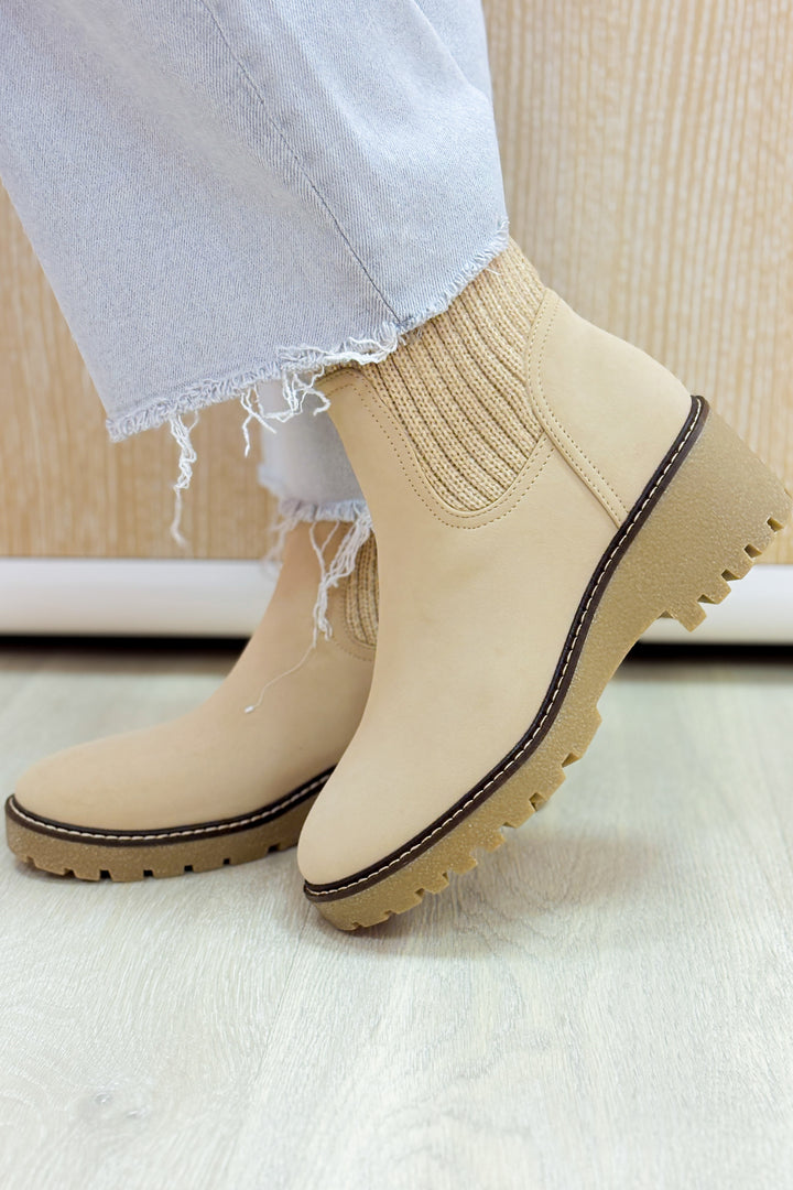 MIA Kara Chelsea Booties - Sand