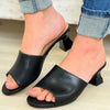 Perla Kitten Heels - Black