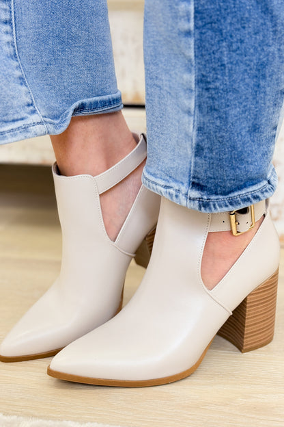 Rigid Transition Booties - Ivory