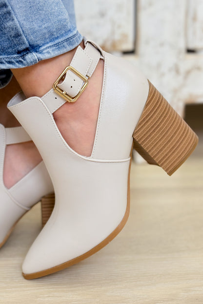 Rigid Transition Booties - Ivory