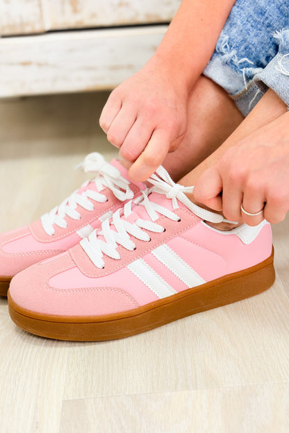 Lisa Gum Sole Sneakers - Pink