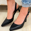 Roxie Pointed Heels - Black