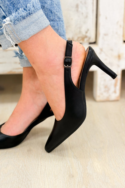Roxie Pointed Heels - Black
