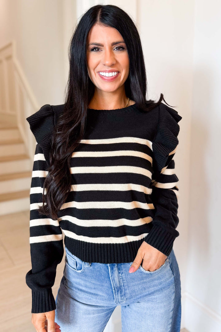 Just A Little Pop Sweater Top