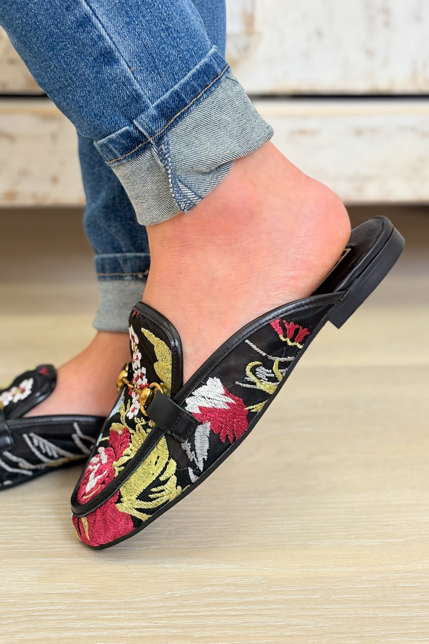 MIA Bouquet Flats - Clear Black