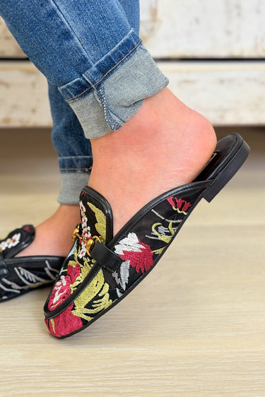 MIA Bouquet Flats - Clear Black