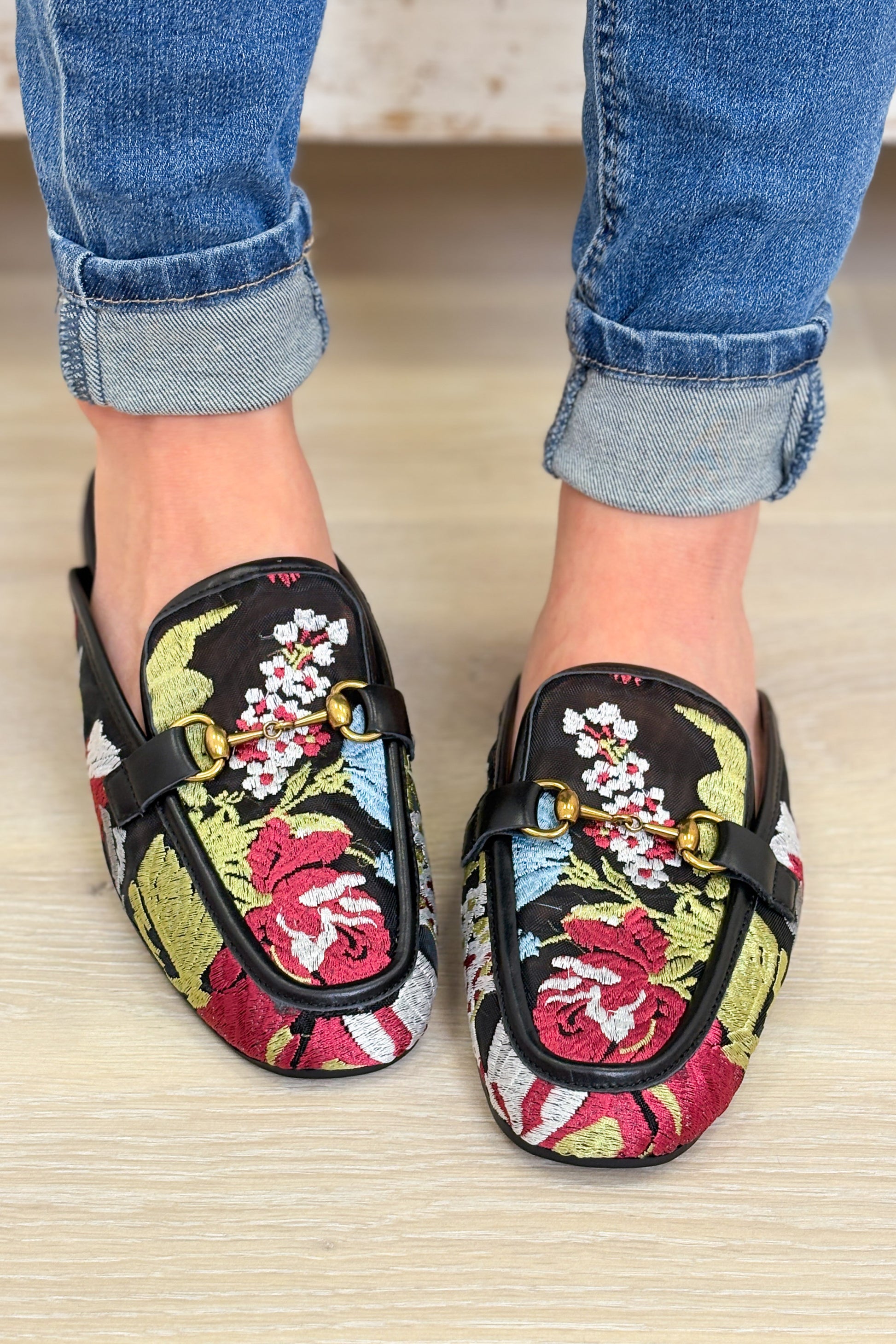 MIA Bouquet Flats - Clear Black