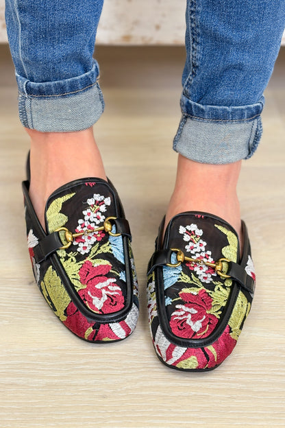 MIA Bouquet Flats - Clear Black