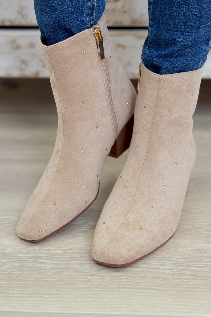 Corky's Such A Tease Boots - Sand Faux Suede