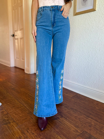 Free Spirit By Anniewear - Flare Jeans - Medium Denim