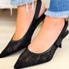 MIA Naida Shoes - Black Lace