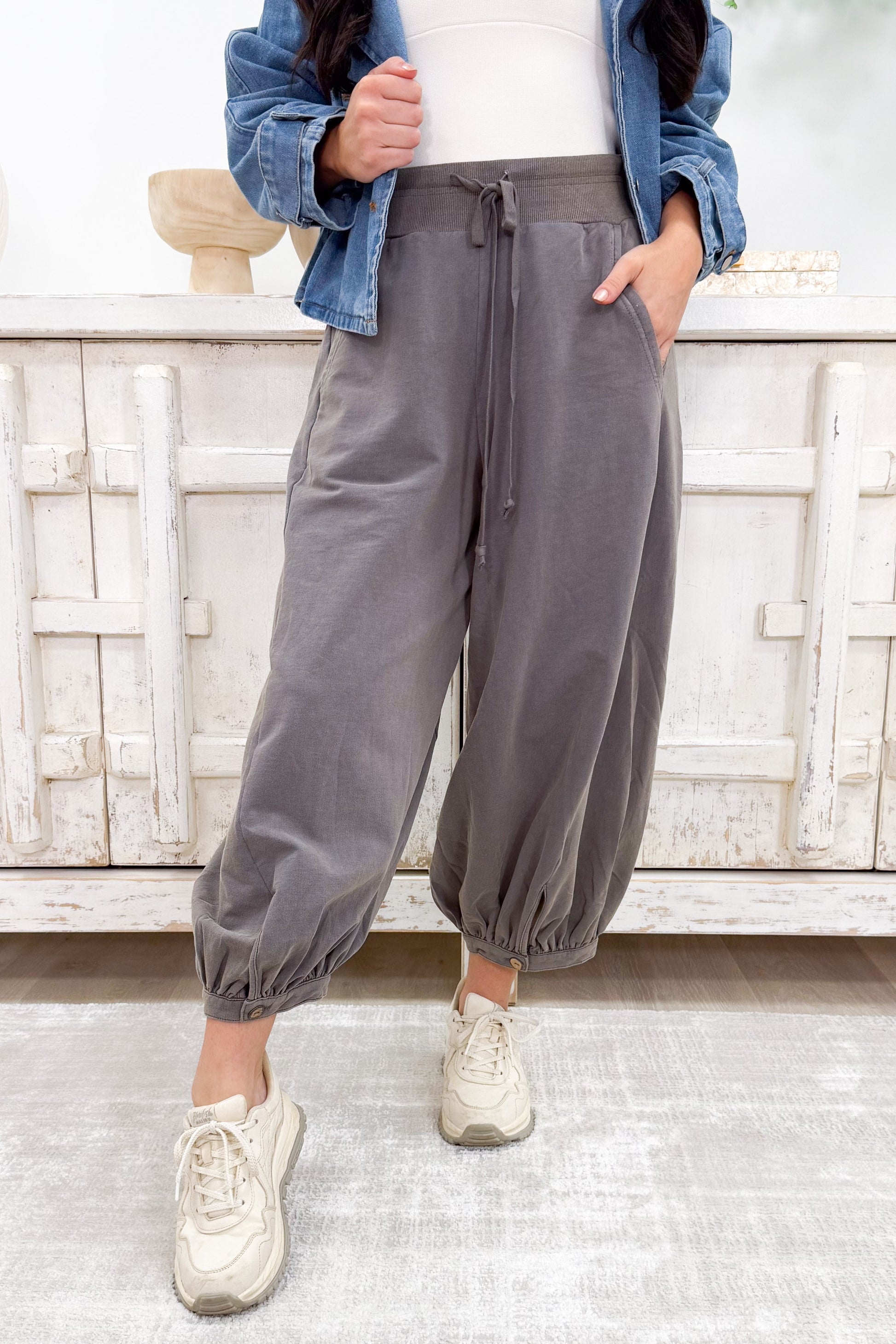 Bubbly Sensation Jogger Pants - 3 Colors!