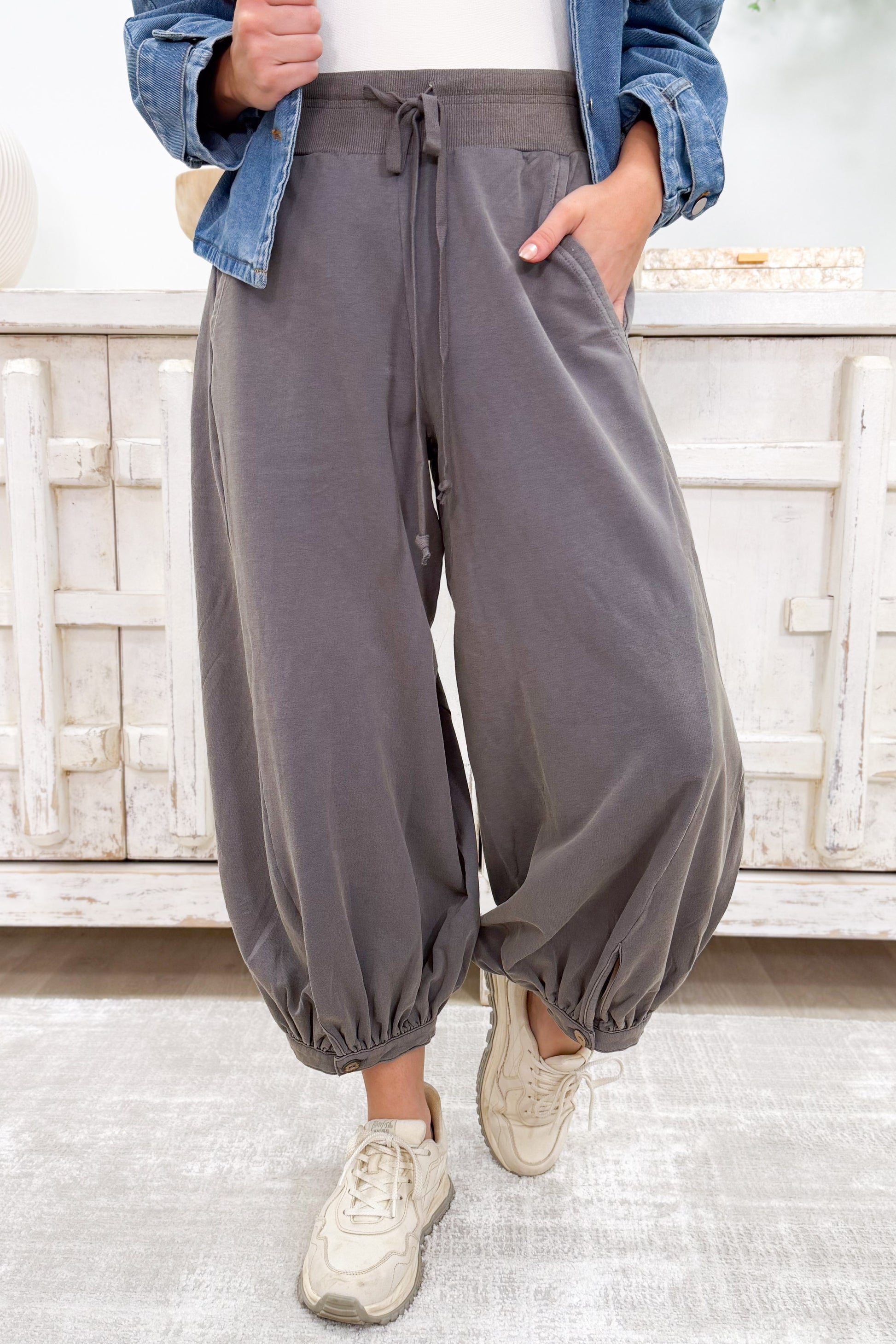 Bubbly Sensation Jogger Pants - 3 Colors!