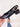 Petra Slingback Block Heels - Black PU