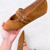 Corky's All Eyes On Me Flats - Camel Faux Suede