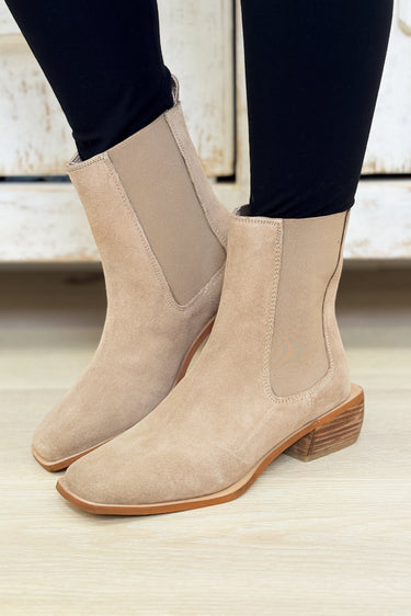 Effie Chelsea Booties - Taupe