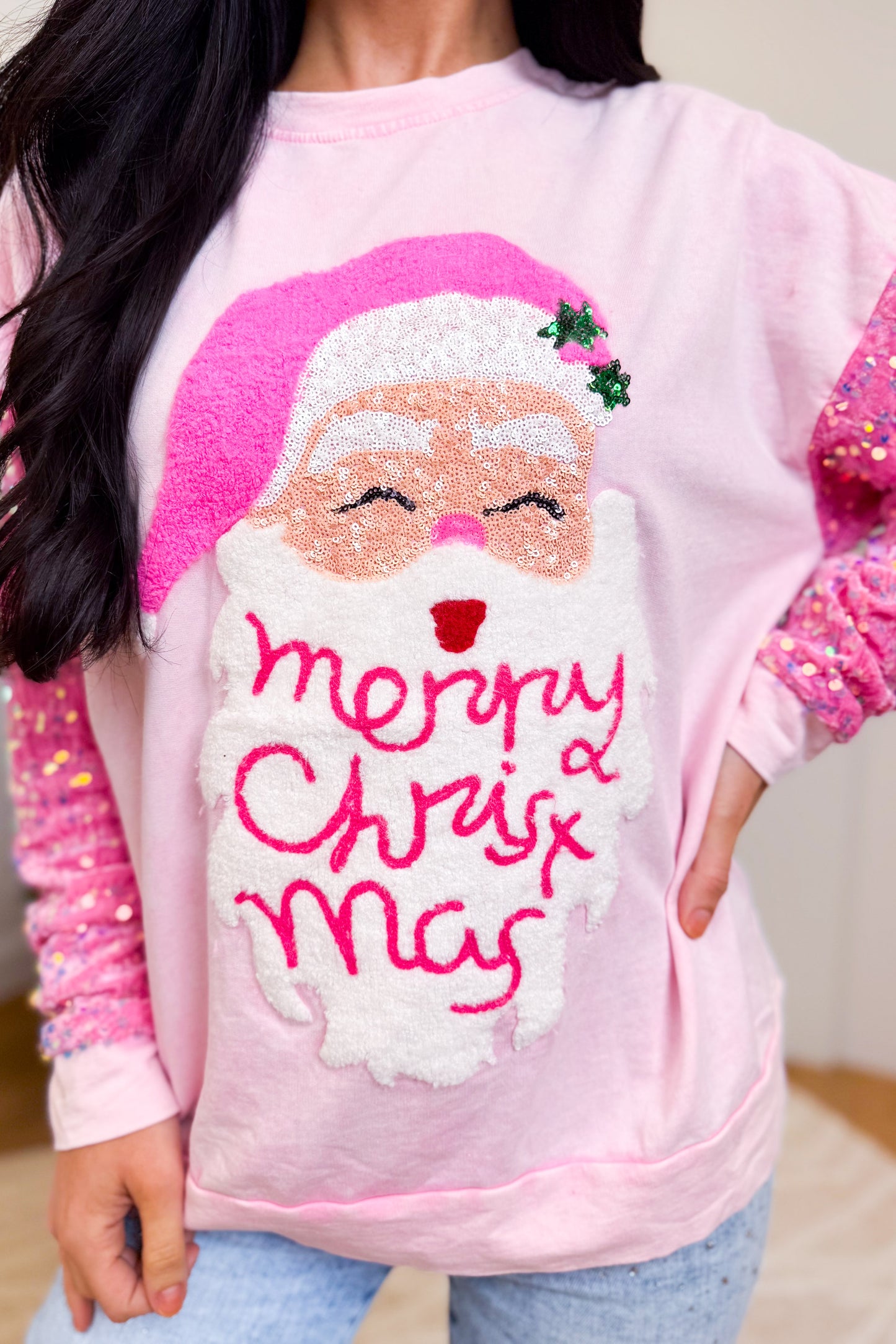 Merry Christmas Santa Pullover