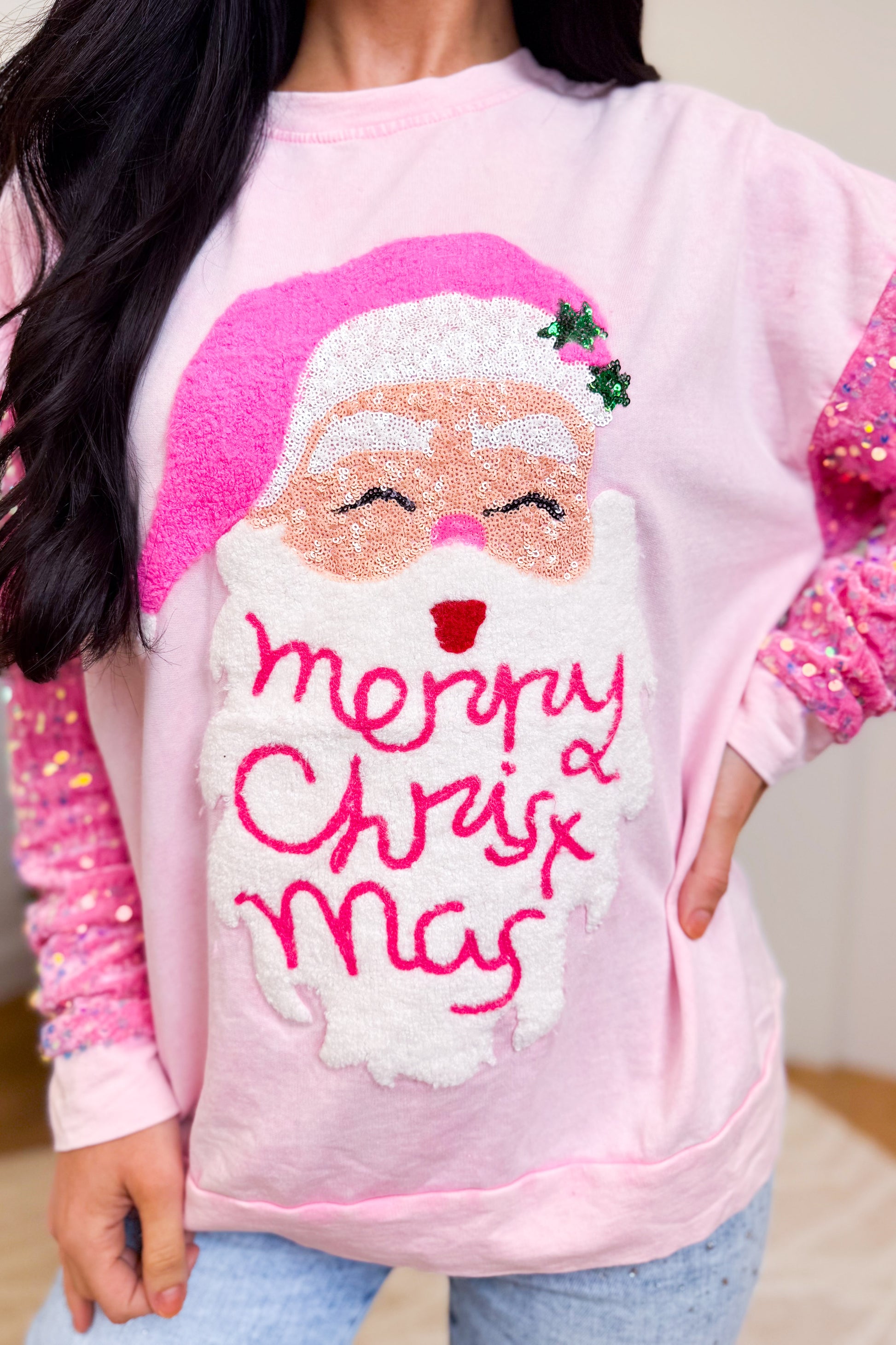 Merry Christmas Santa Pullover