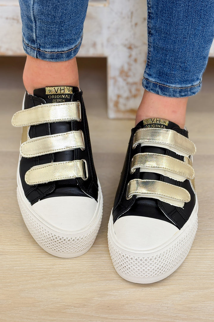 Vintage Havana Retro Sneakers - Black