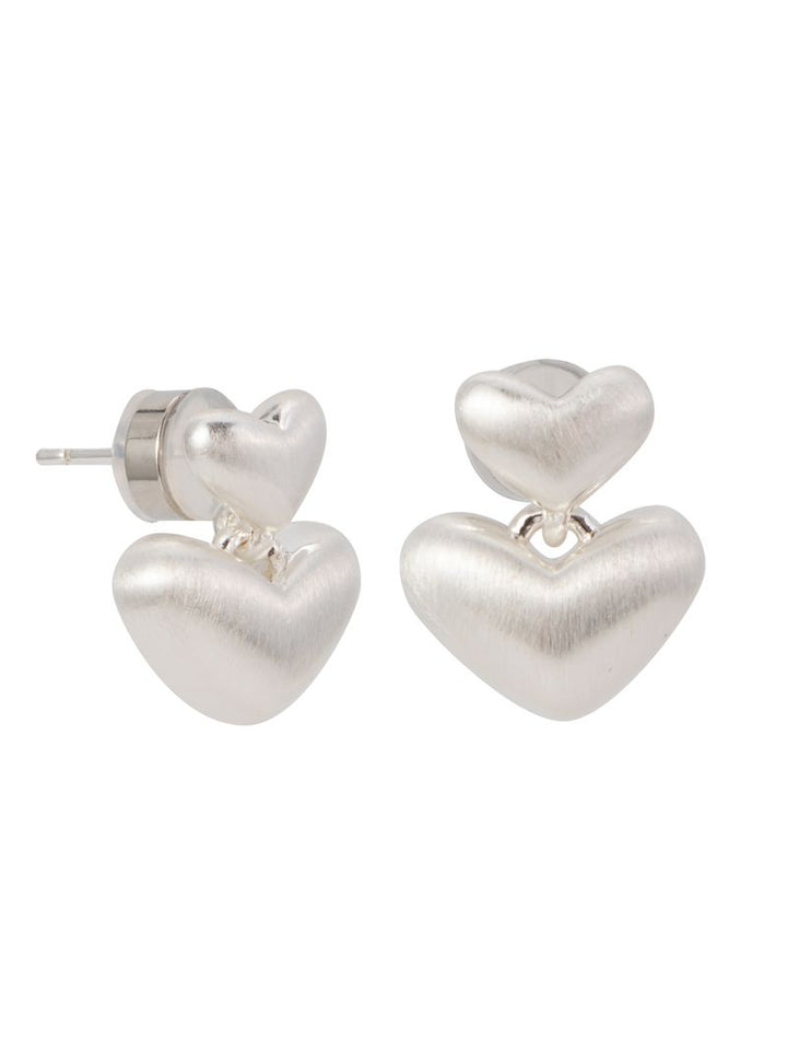 Ti Amo Earrings - Liquid Metallic Pearl White