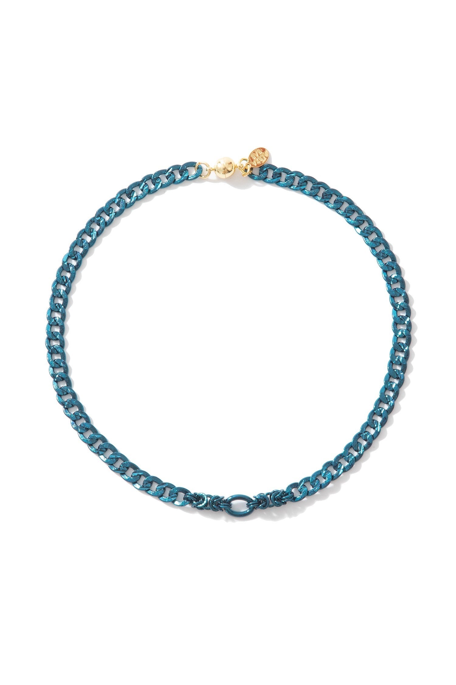 Ride The Wind Necklace - Liquid Metallic Peacock